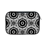 Geometric Black And White Apple iPad Mini Zipper Cases Front