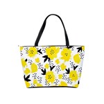 Yellow Flowers Large Shoulder Bag Back