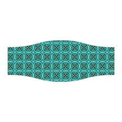 Turquoise Damask Pattern Stretchable Headband