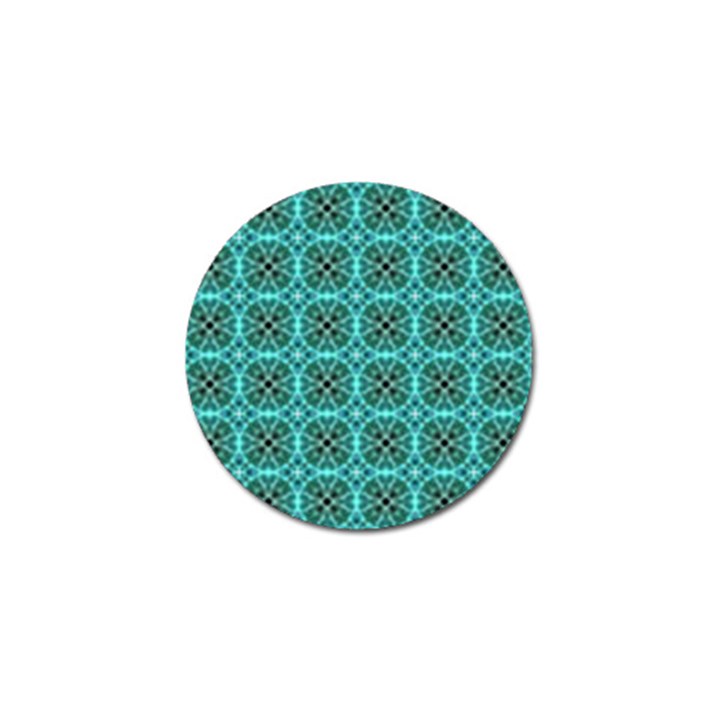 Turquoise Damask Pattern Golf Ball Marker (4 pack)