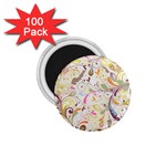 Colorful Seamless Floral Background 1.75  Magnets (100 pack)  Front