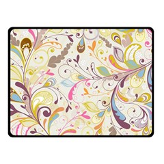 Colorful Seamless Floral Background Fleece Blanket (small) by TastefulDesigns