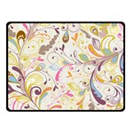 Colorful Seamless Floral Background Fleece Blanket (Small) 50 x40  Blanket Front