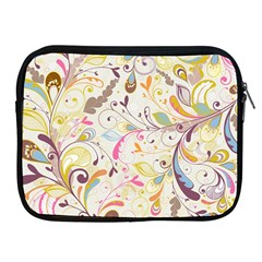 Colorful Seamless Floral Background Apple Ipad 2/3/4 Zipper Cases by TastefulDesigns