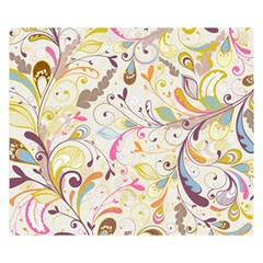 Colorful Seamless Floral Background Double Sided Flano Blanket (small)  by TastefulDesigns