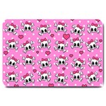 Cute skulls  Large Doormat  30 x20  Door Mat