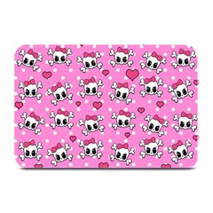 Cute Skulls  Plate Mats by Valentinaart