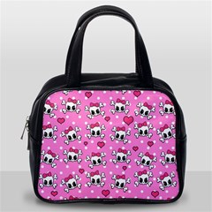 Cute Skulls  Classic Handbags (one Side) by Valentinaart