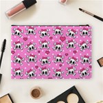 Cute skulls  Cosmetic Bag (Large)  Back