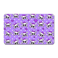 Cute Skulls  Magnet (rectangular) by Valentinaart