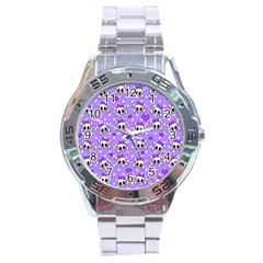 Cute Skulls  Stainless Steel Analogue Watch by Valentinaart