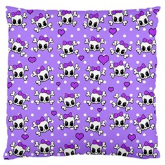 Cute Skulls  Standard Flano Cushion Case (two Sides) by Valentinaart