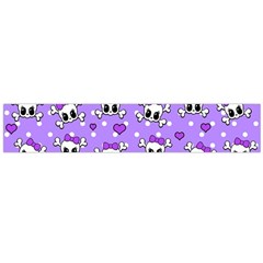 Cute Skulls  Flano Scarf (large) by Valentinaart