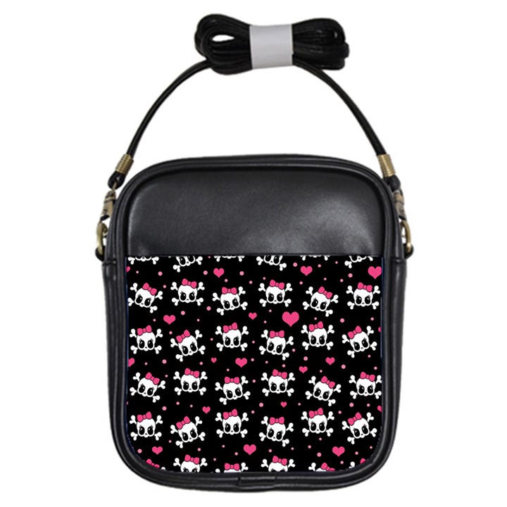 Cute skulls  Girls Sling Bags