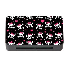 Cute Skulls  Memory Card Reader With Cf by Valentinaart