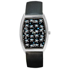 Cute Skulls  Barrel Style Metal Watch by Valentinaart