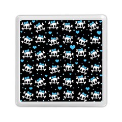 Cute Skulls  Memory Card Reader (square)  by Valentinaart