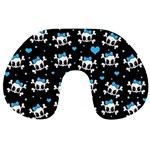 Cute skulls  Travel Neck Pillows Front