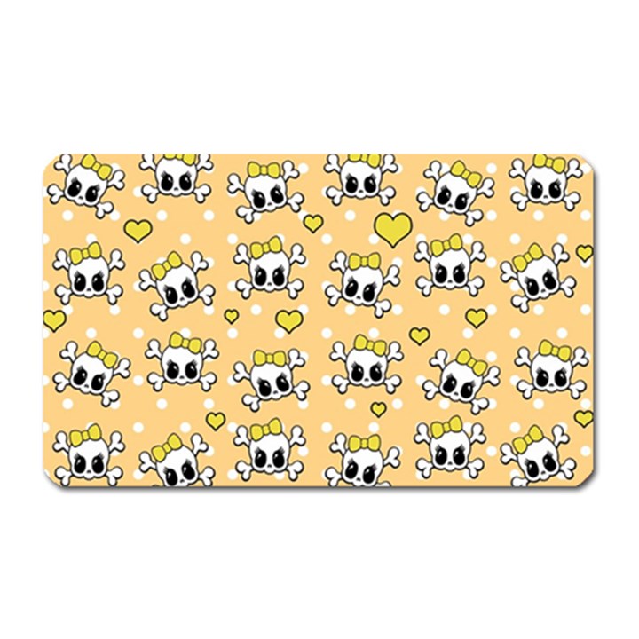 Cute skull Magnet (Rectangular)