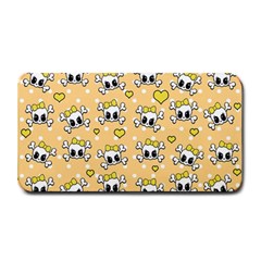 Cute Skull Medium Bar Mats by Valentinaart