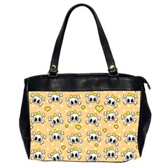 Cute Skull Office Handbags (2 Sides)  by Valentinaart