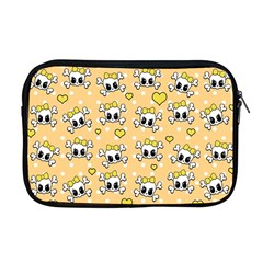 Cute Skull Apple Macbook Pro 17  Zipper Case by Valentinaart