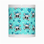 Cute skull White Mugs Center