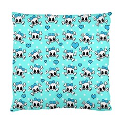 Cute Skull Standard Cushion Case (two Sides) by Valentinaart