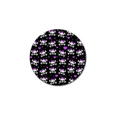 Cute Skull Golf Ball Marker (4 Pack) by Valentinaart