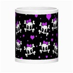 Cute skull Morph Mugs Center