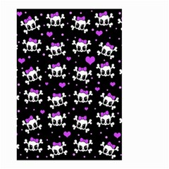 Cute Skull Small Garden Flag (two Sides)