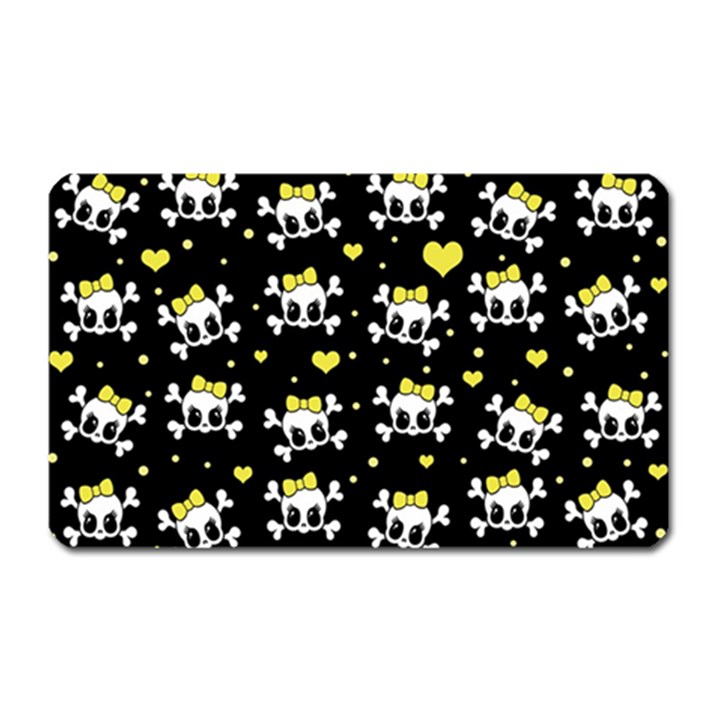 Cute skull Magnet (Rectangular)