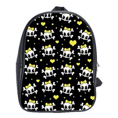 Cute Skull School Bags (xl)  by Valentinaart