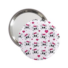 Cute Skull 2 25  Handbag Mirrors by Valentinaart