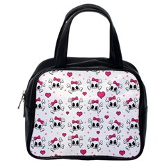 Cute Skull Classic Handbags (one Side) by Valentinaart