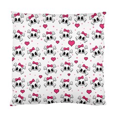 Cute Skull Standard Cushion Case (two Sides) by Valentinaart