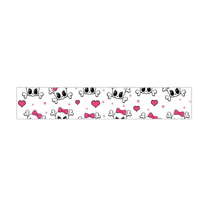 Cute skull Flano Scarf (Mini)