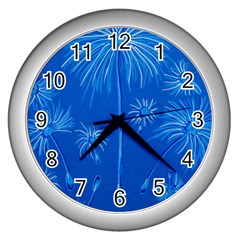 Floating Wall Clocks (silver) 