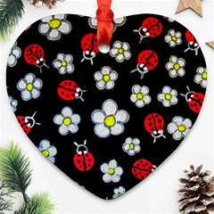 Sixties Flashback Heart Ornament (Two Sides)