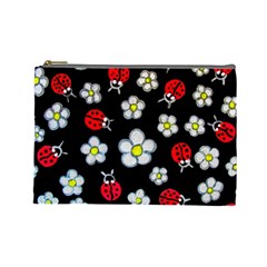 Sixties Flashback Cosmetic Bag (large)  by dawnsiegler