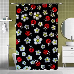 Sixties Flashback Shower Curtain 48  X 72  (small)  by dawnsiegler