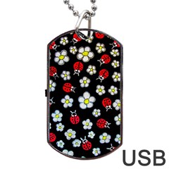 Sixties Flashback Dog Tag Usb Flash (one Side) by dawnsiegler