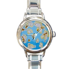 Air Popped Round Italian Charm Watch by dawnsiegler