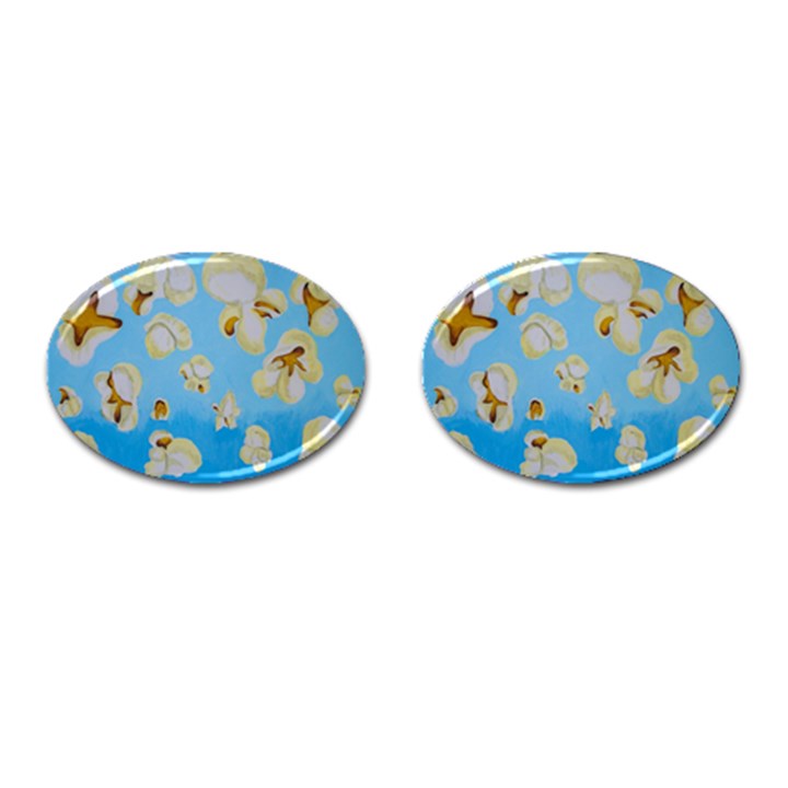 Air Popped Cufflinks (Oval)