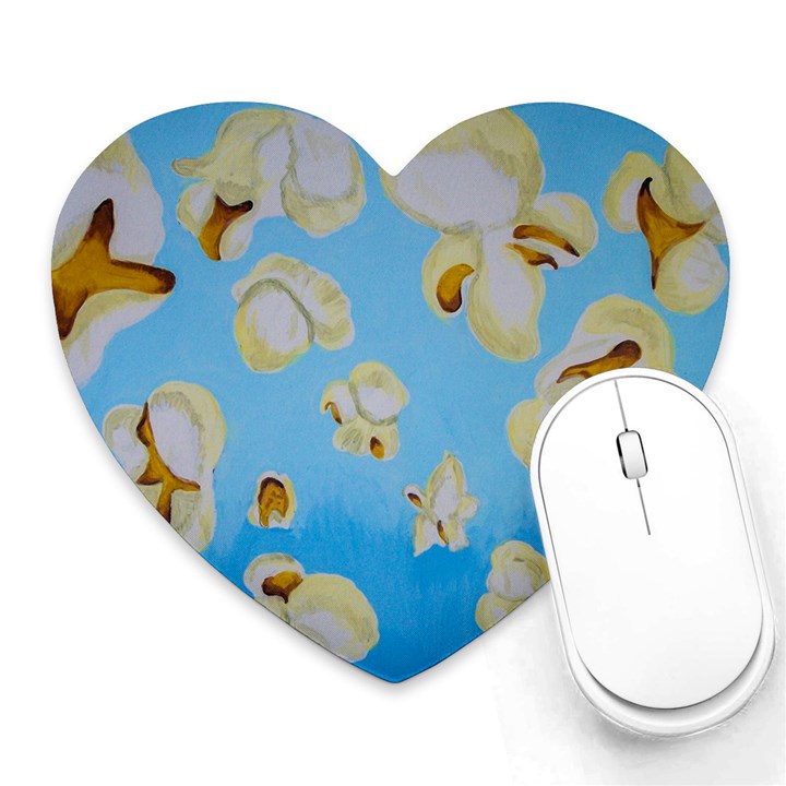 Air Popped Heart Mousepads