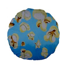 Air Popped Standard 15  Premium Flano Round Cushions