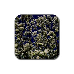 Floral Skies Rubber Coaster (square) 