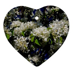 Floral Skies 2 Ornament (heart)