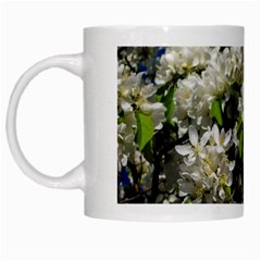 Floral Skies 2 White Mugs