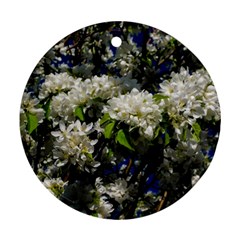 Floral Skies 2 Round Ornament (two Sides)